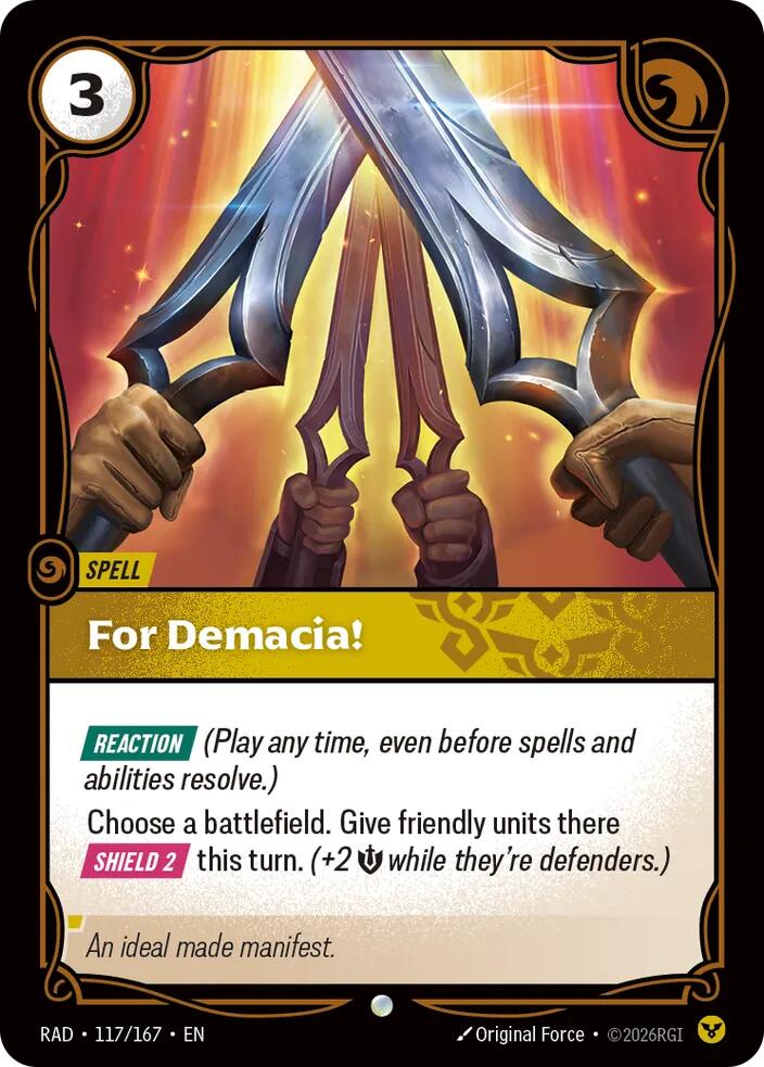 For Demacia! card image