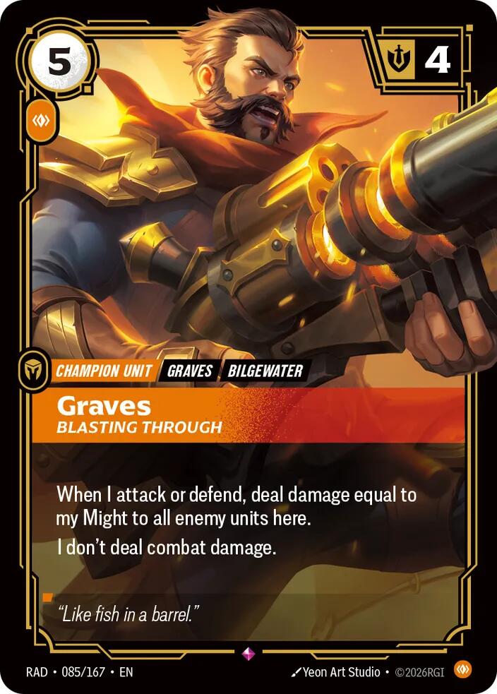 Graves, Blasting Through card image