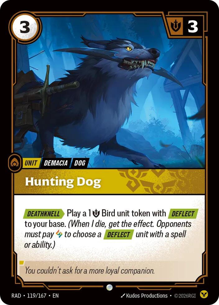 Hunting Dog card image