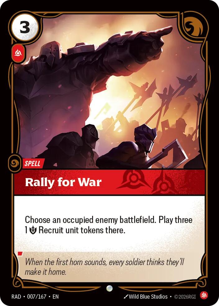 Rally for War card image