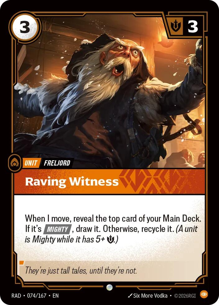 Raving Witness card image