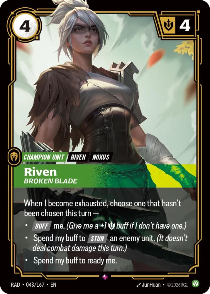 Riven, Broken Blade card image
