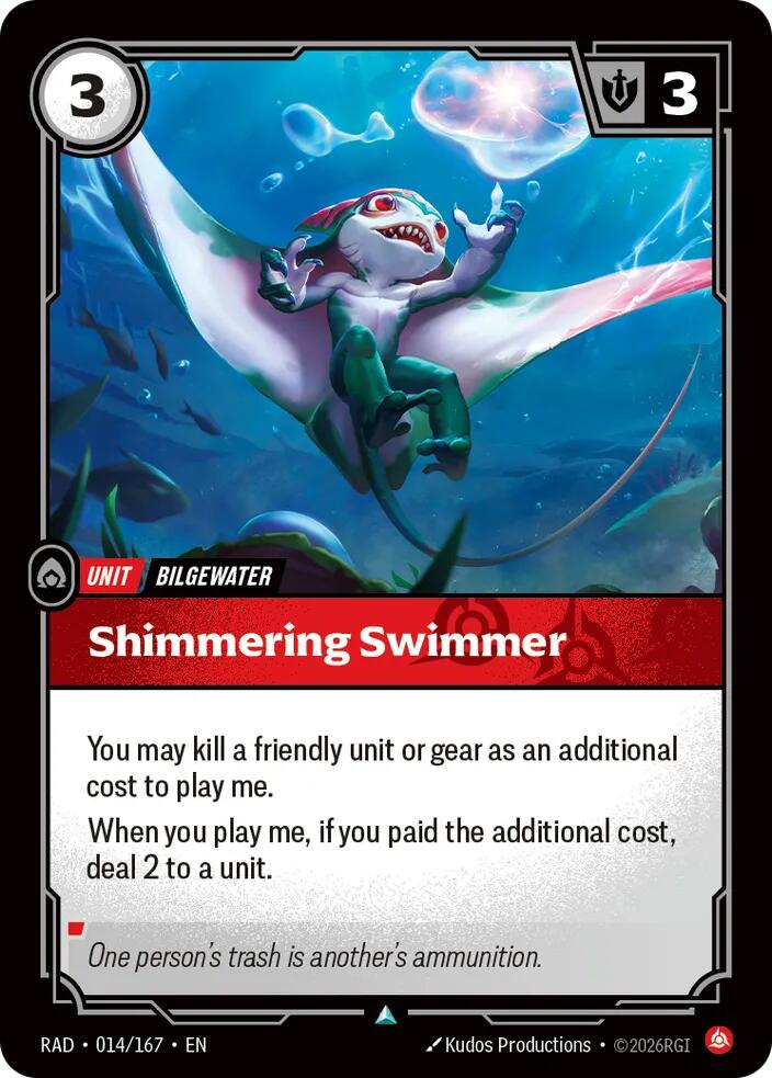 Shimmering Swimmer card image