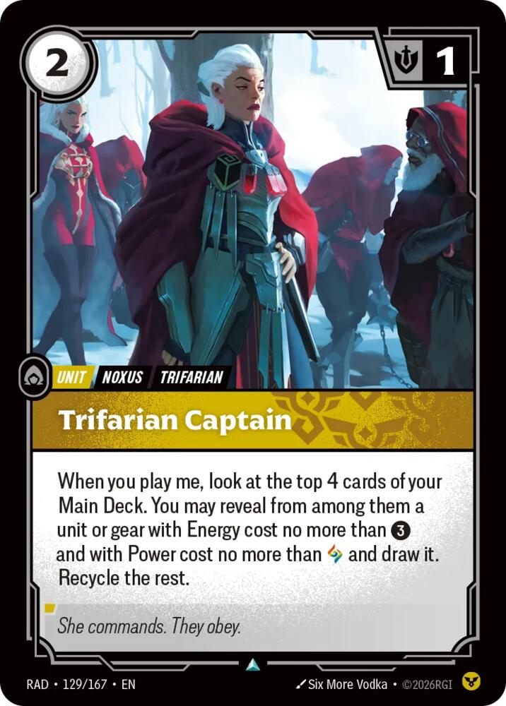 Trifarian Captain card image