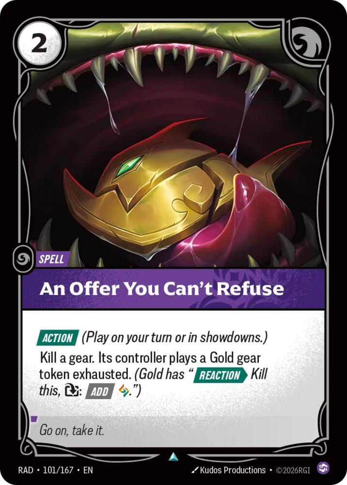 An Offer You Can't Refuse card image