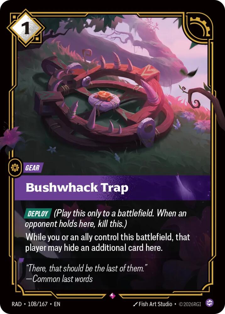 Bushwhack Trap card image
