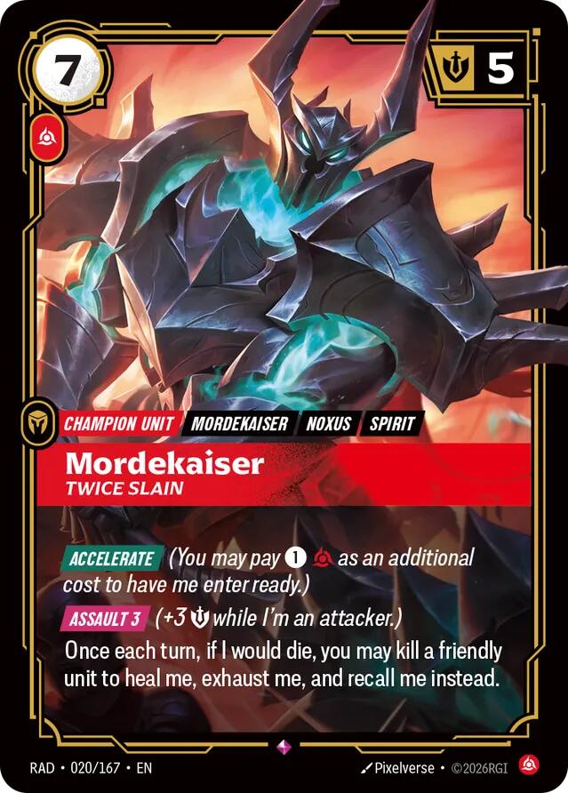 Mordekaiser, Twice Slain card image