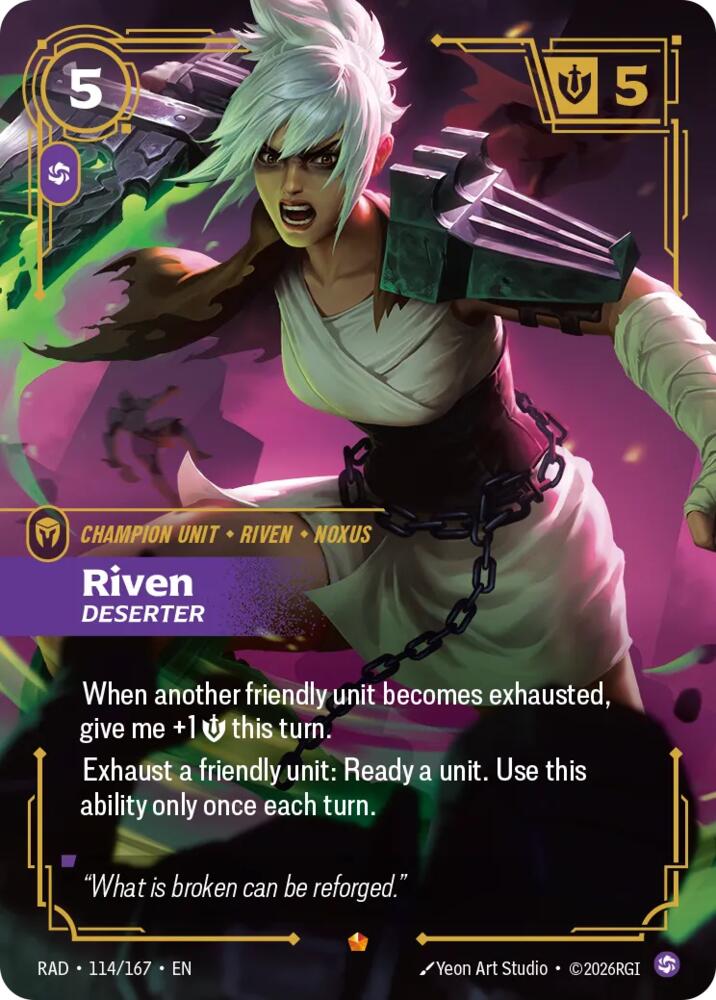 Riven, Deserter card image