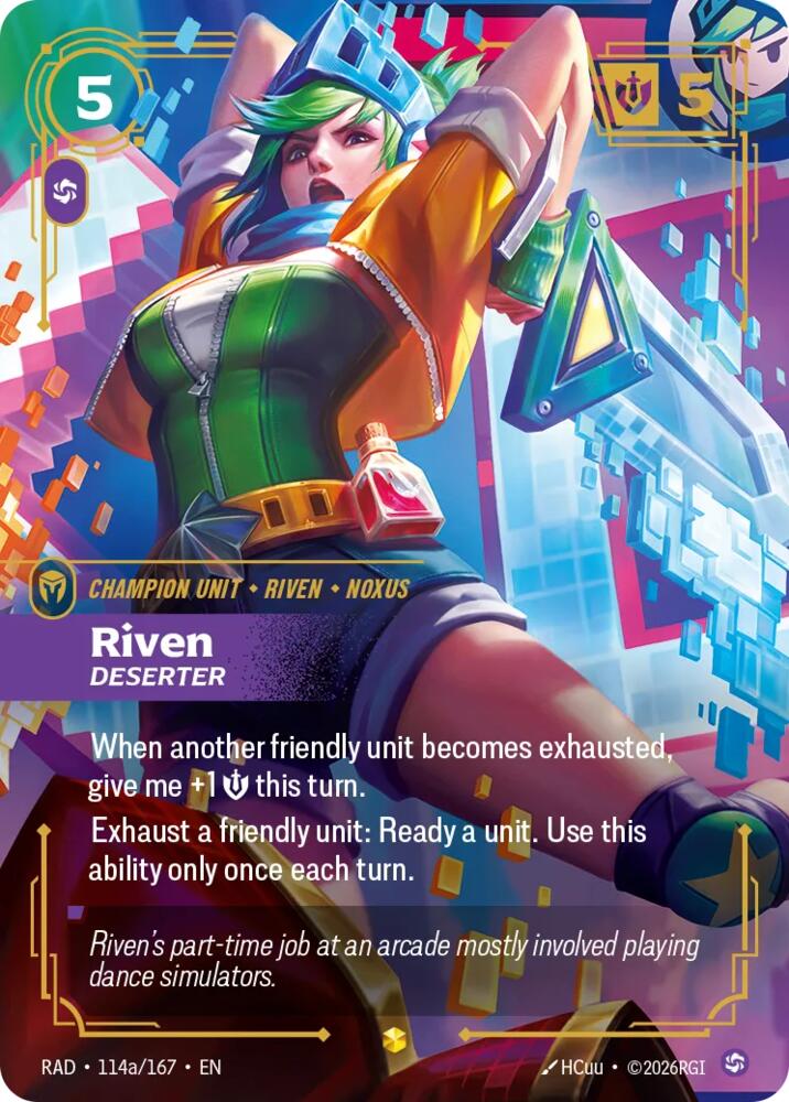 Riven, Deserter (Alternate Art) card image