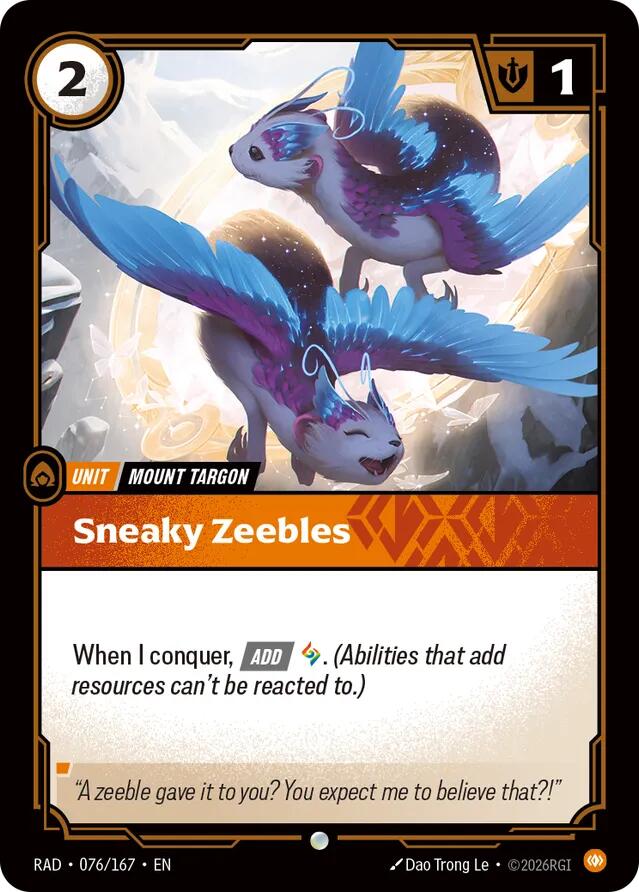 Sneaky Zeebles card image