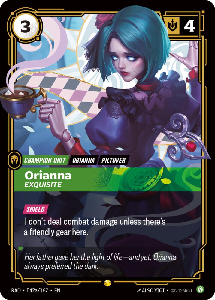 Orianna, Exquisite (Alternate Art) card image