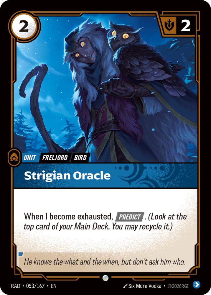 Strigian Oracle card image