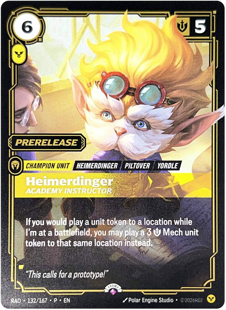 Heimerdinger, Academy Instructor card image