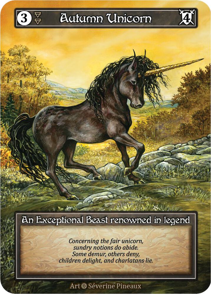 Autumn Unicorn (Foil) card image