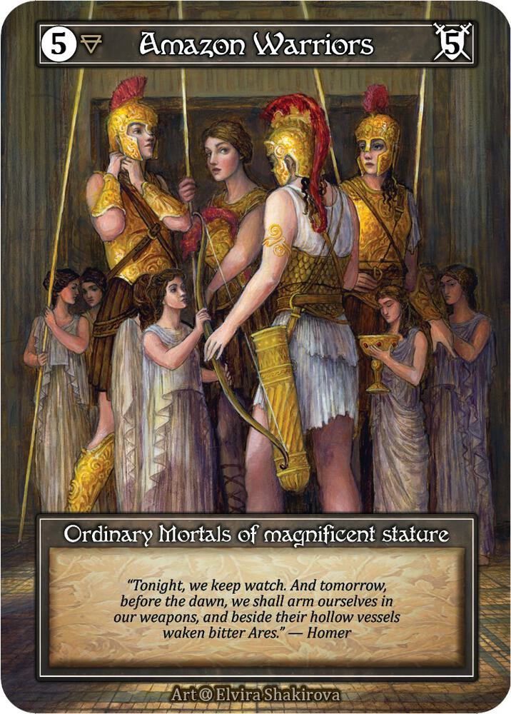 Amazon Warriors (Foil) card image