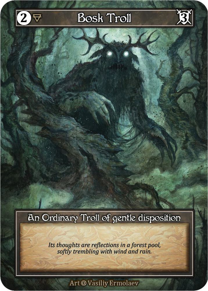 Bosk Troll (Foil) card image