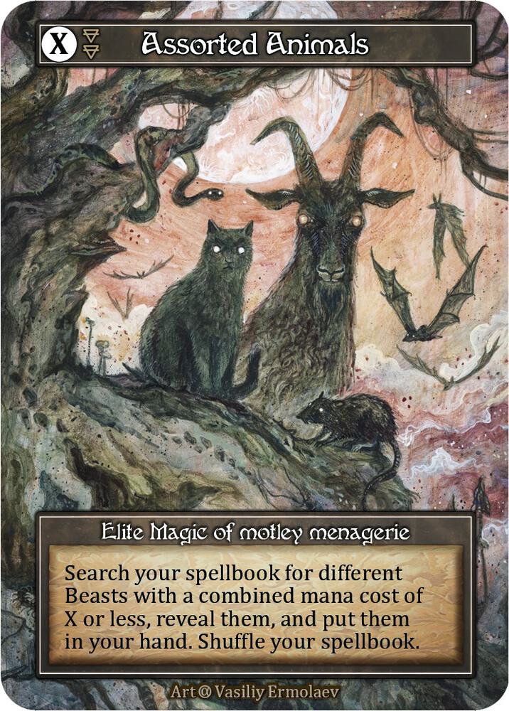 Assorted Animals (Foil) card image