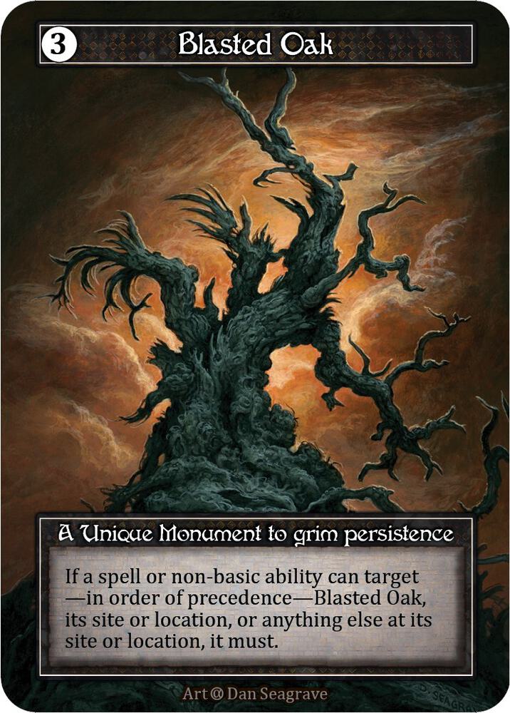 Blasted Oak (Foil) card image