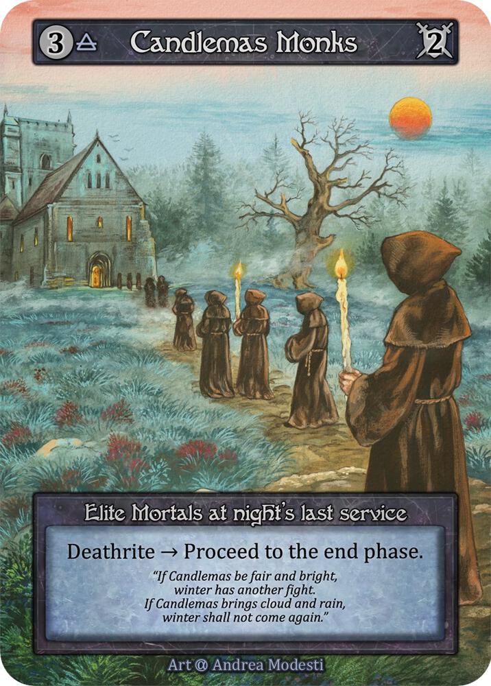Candlemas Monks card image