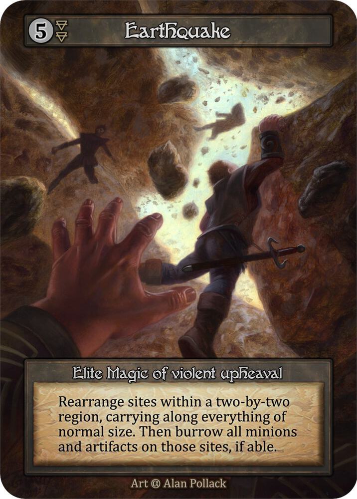 Earthquake card image