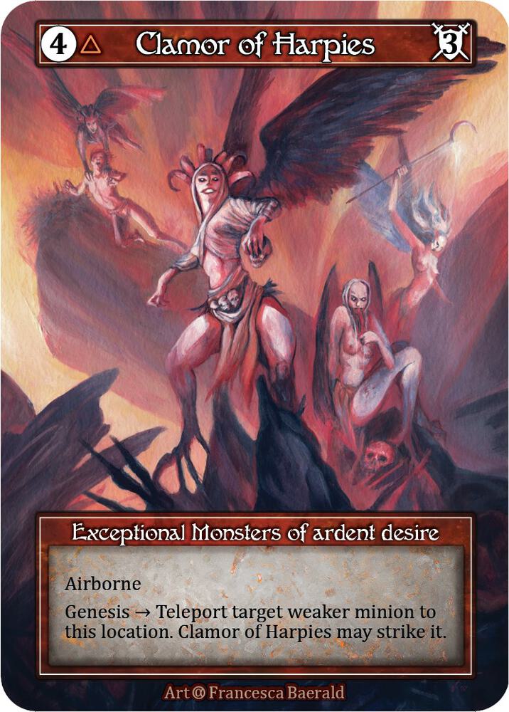 Clamor of Harpies (Foil) card image