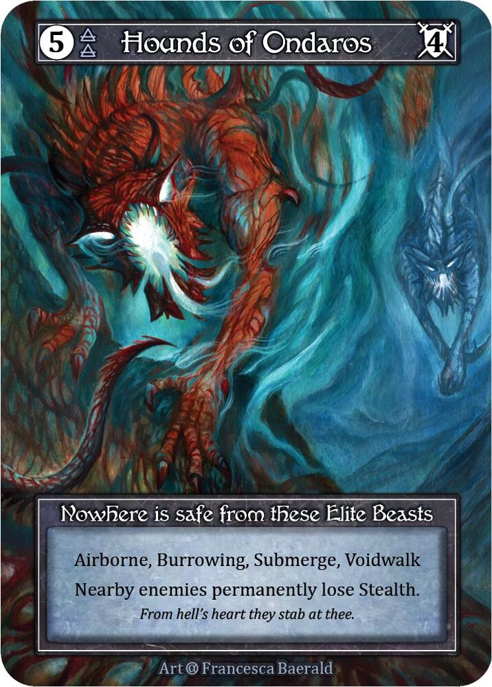 Hounds of Ondaros (Foil) card image