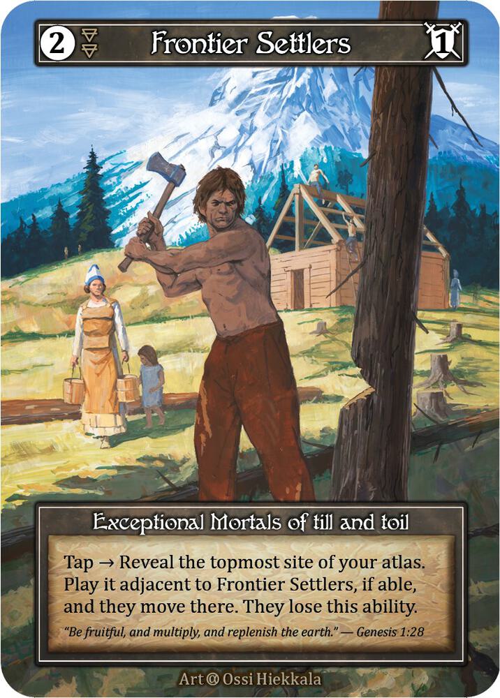 Frontier Settlers (Foil) card image