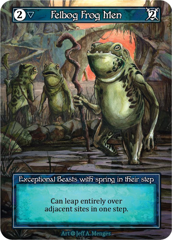 Felbog Frog Men (Foil) card image