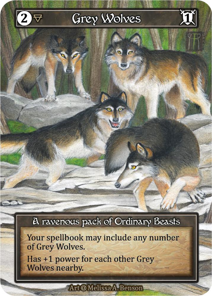 Grey Wolves (Foil) card image