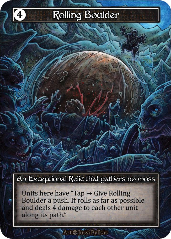 Rolling Boulder (Foil) card image