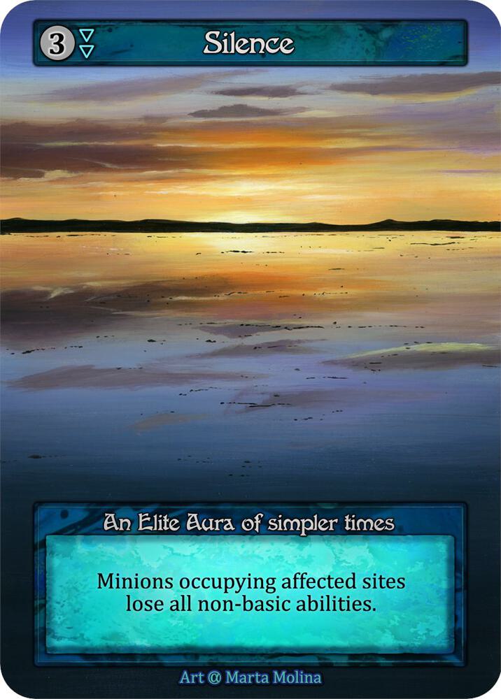 Silence card image