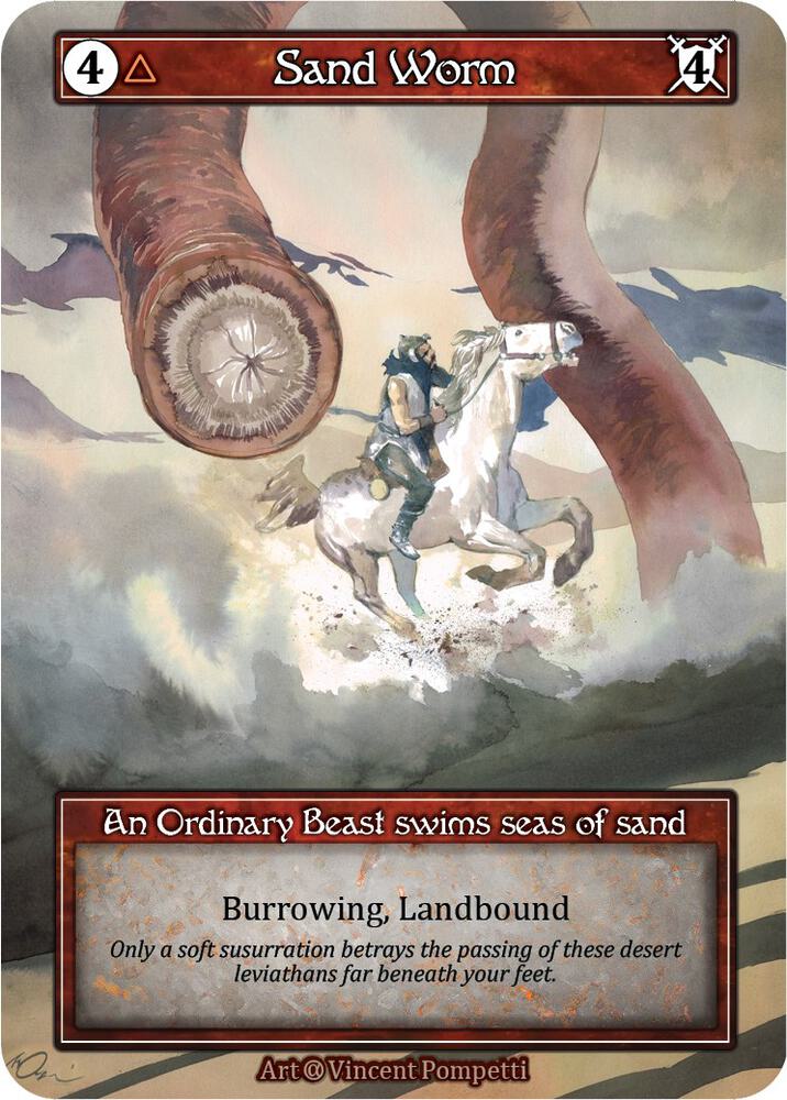 Sand Worm (Foil) card image