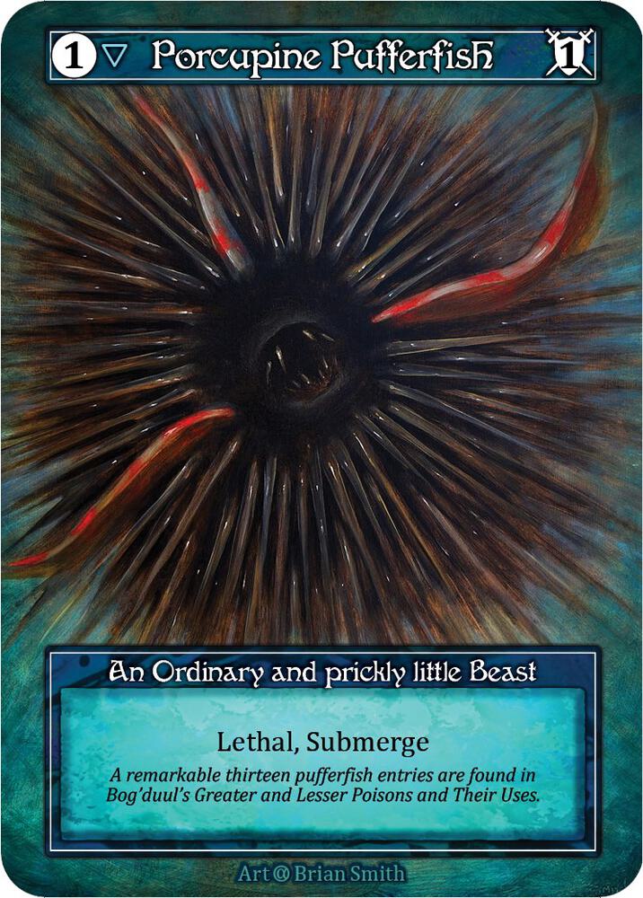 Porcupine Pufferfish (Foil) card image