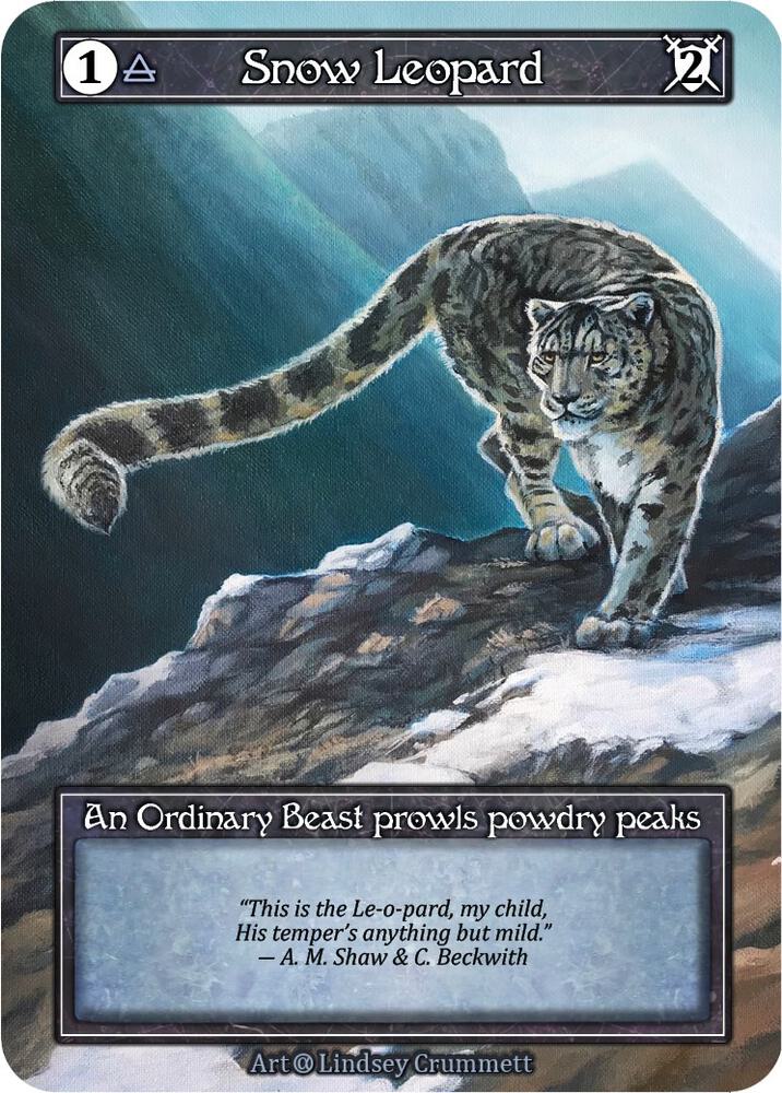 Snow Leopard (Foil) card image