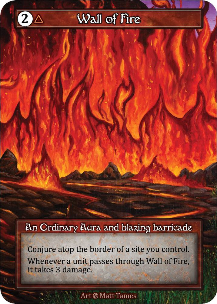 Wall of Fire (Foil) card image
