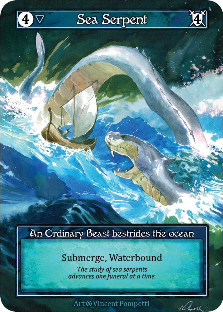 Sea Serpent (Foil) card image