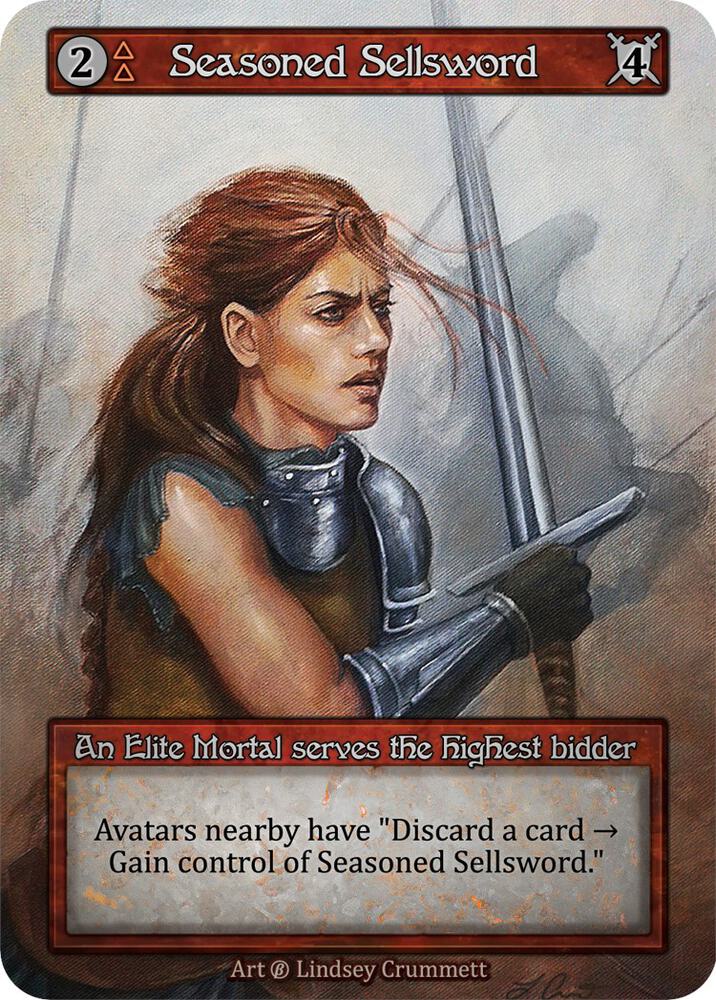 Seasoned Sellsword card image