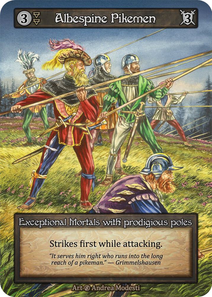 Albespine Pikemen card image