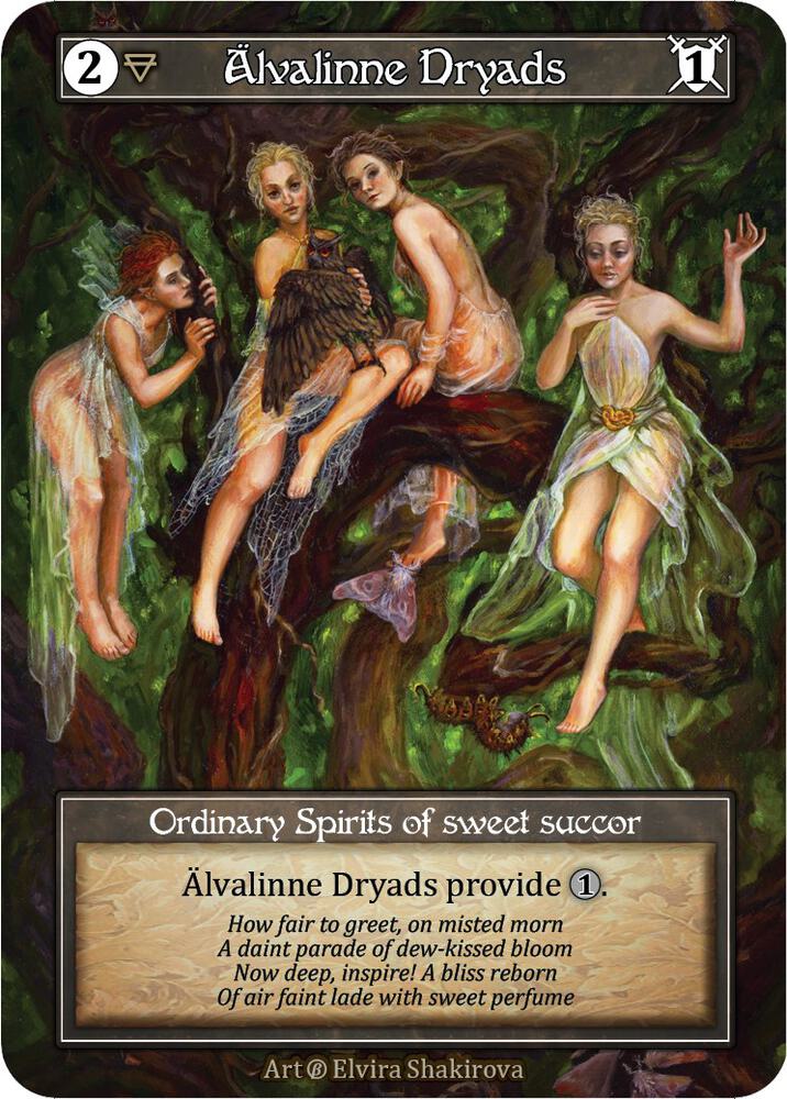 Alvalinne Dryads (Foil) card image