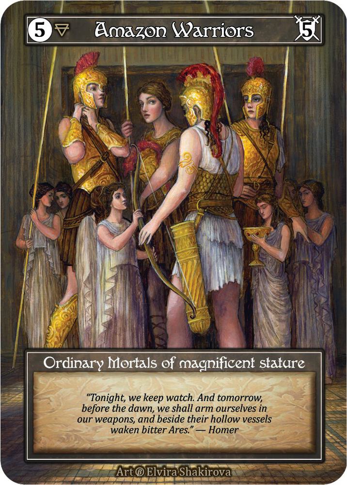 Amazon Warriors (Foil) card image