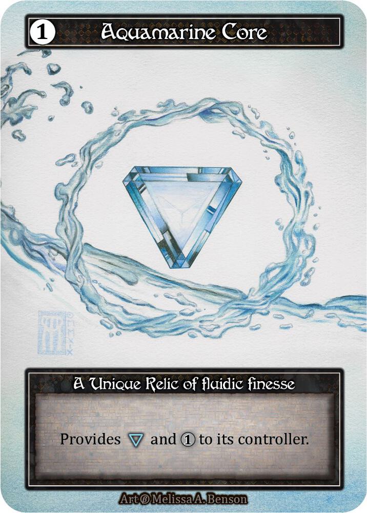 Aquamarine Core (Foil) card image
