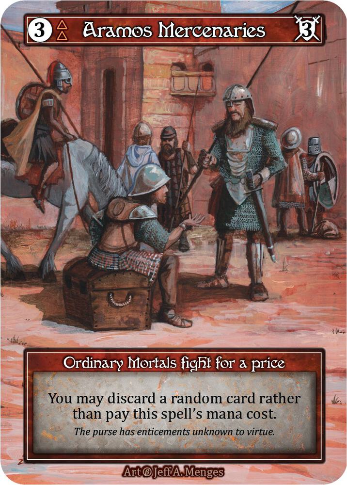 Aramos Mercenaries (Foil) card image