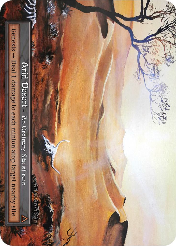 Arid Desert (Foil) card image