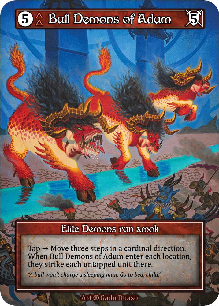 Bull Demons of Adum (Foil) card image