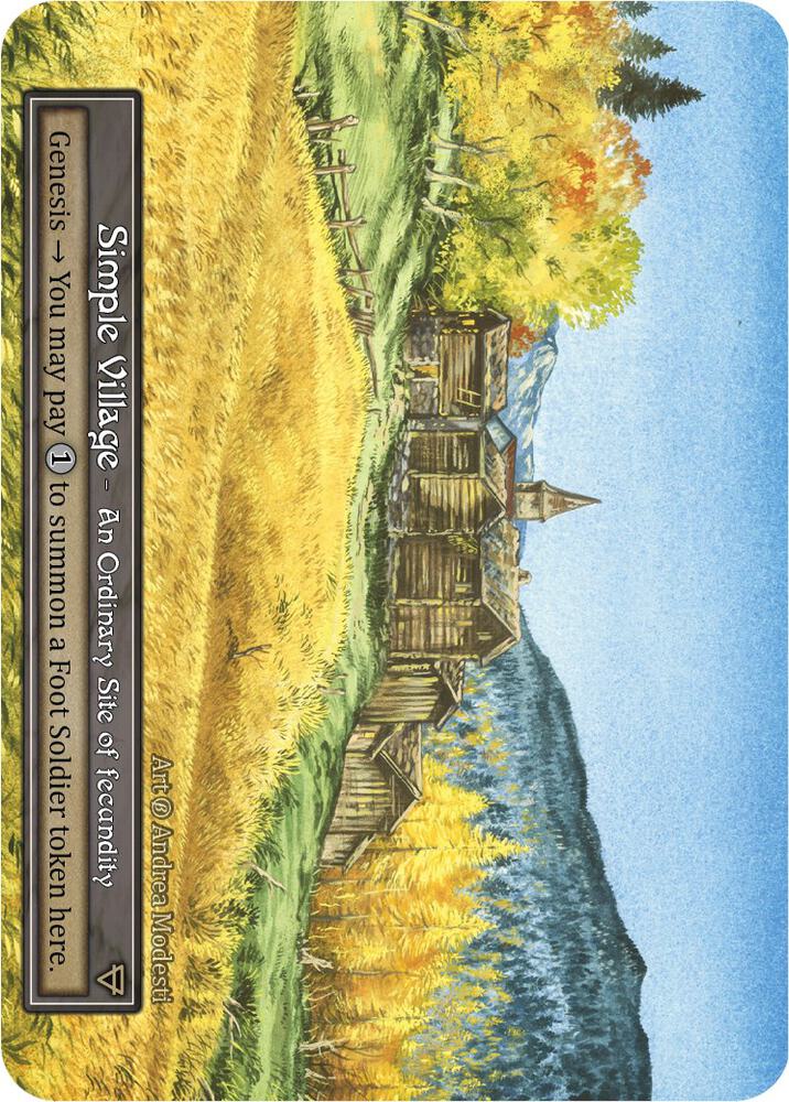 Simple Village (Foil) card image