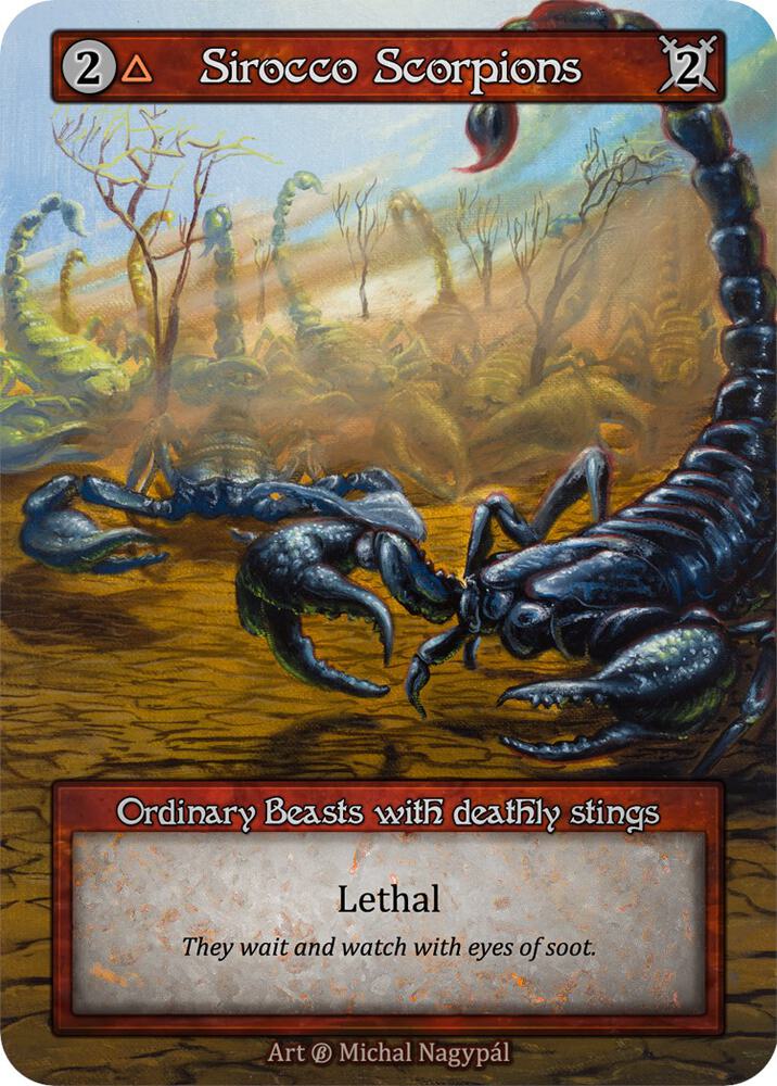 Sirocco Scorpions card image