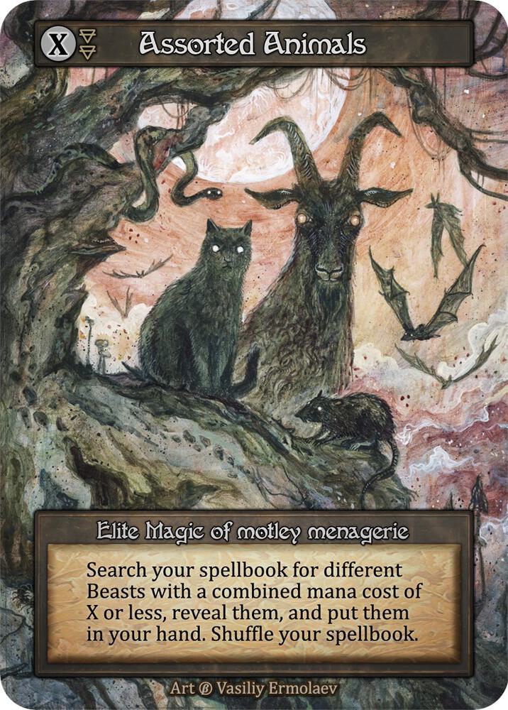 Assorted Animals card image