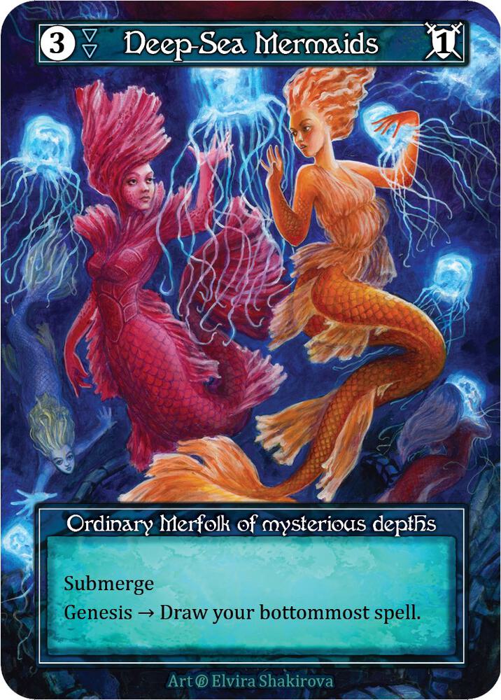 Deep-Sea Mermaids (Foil) card image