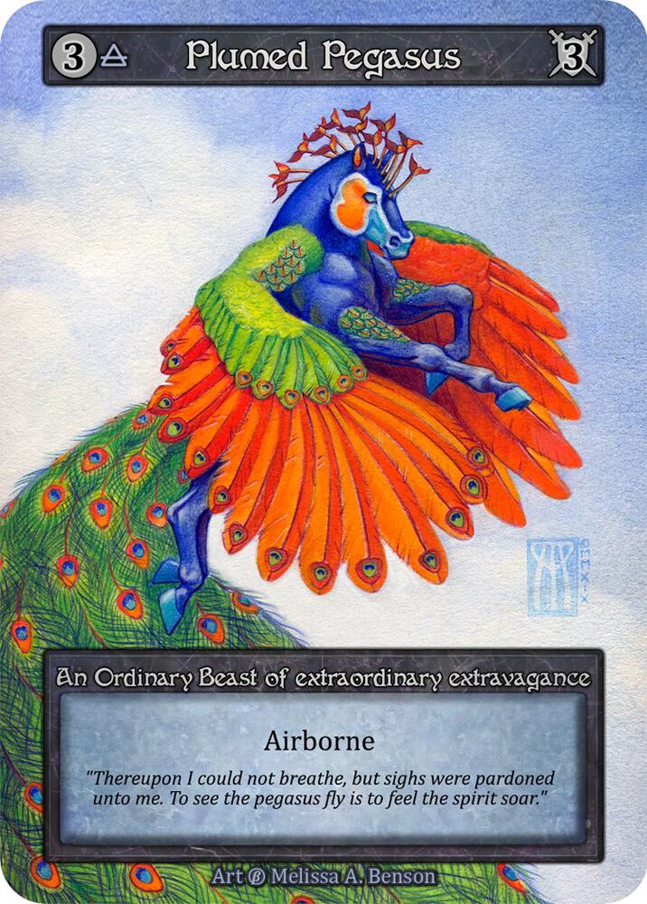 Plumed Pegasus card image