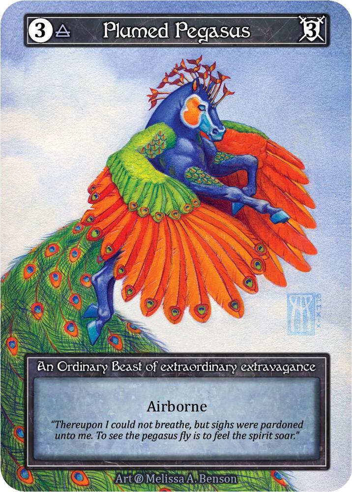 Plumed Pegasus (Foil) card image